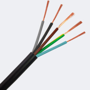Cable Multiflex RV-K 5×1,5 mm2 0,6/1 KV Negro